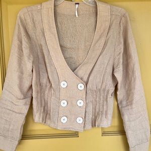 Free People linen top - small